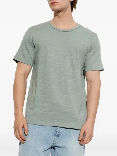 Rag & Bone Classic Slub Crew-neck T-shirt In Green