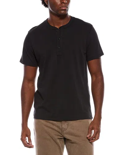 Rag & Bone Classic Slub Jersey Shirt In Black