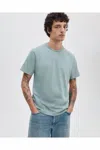 Rag & Bone Classic Slub Tee In Blue-grey