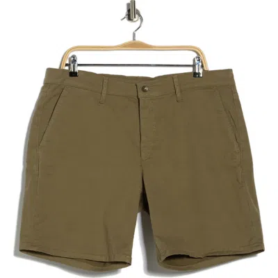 Rag & Bone Classic Stretch Cotton Chino Shorts In Green