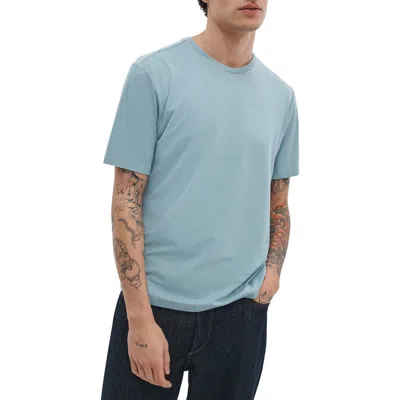 Rag & Bone Classic Tech Jersey T-shirt In Blue