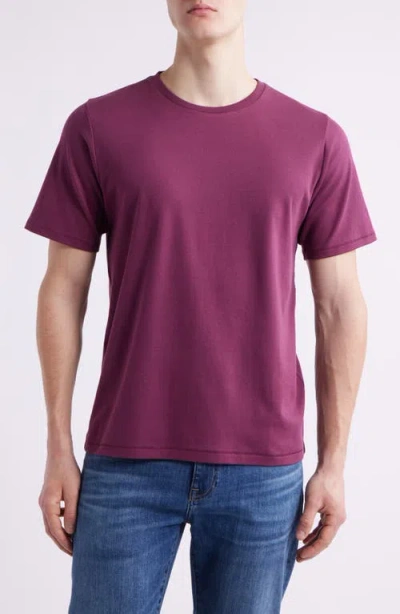 Rag & Bone Classic Tech Jersey T-shirt In Purple