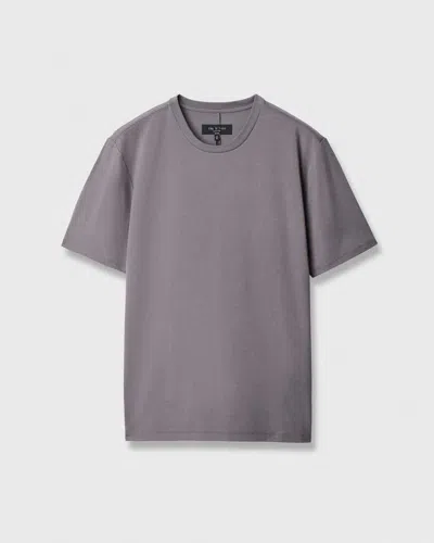 Rag & Bone Classic Tech Jersey Tee In Purple