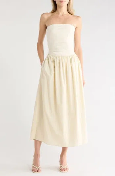 Rag & Bone Claudia Strapless Ponte Dress In Multi