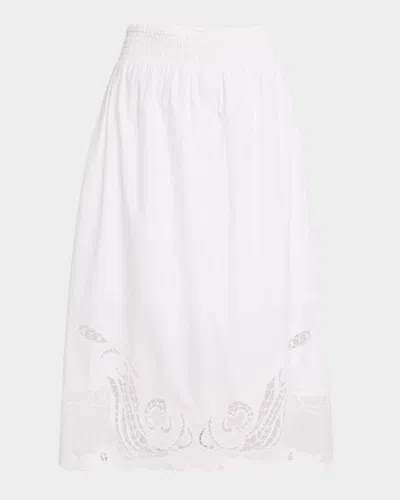Rag & Bone Clem Lace Midi Skirt