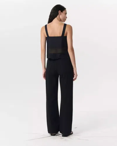 Rag & Bone Clem Lace Tank In Black