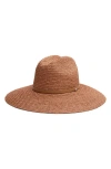 Rag & Bone Cleo Straw Hat In Brown