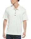 Rag & Bone Cliff Polo Shirt In Neutral