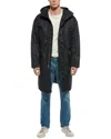 Rag & Bone Clint Duffle Coat In Black