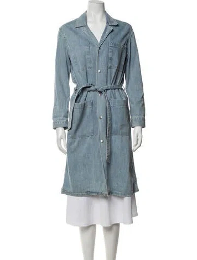 Pre-owned Rag & Bone Coat In Blue