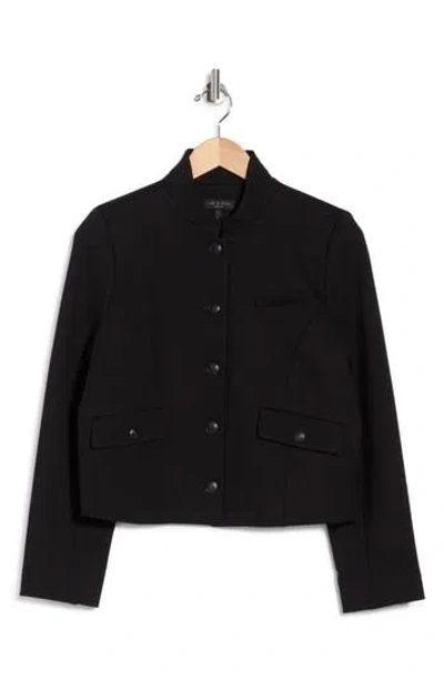 Rag & Bone Cole Ponte Blazer In Black