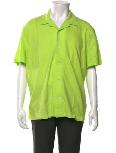 Pre-owned Rag & Bone Collar Short Sleeve Cardigan W/ Tags In Green