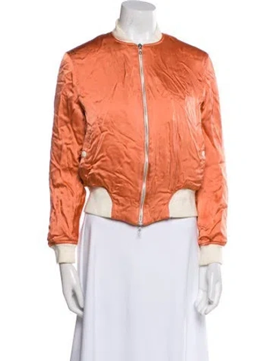 Pre-owned Rag & Bone Colorblock Pattern Bomber Jacket In Multi