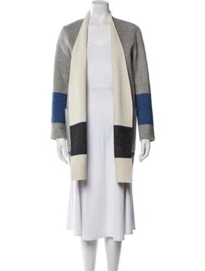 Pre-owned Rag & Bone Colorblock Pattern Coat In Neutral