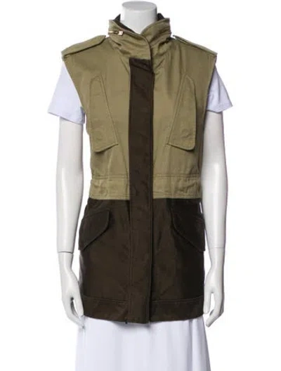 Pre-owned Rag & Bone Colorblock Pattern Vest In Multi