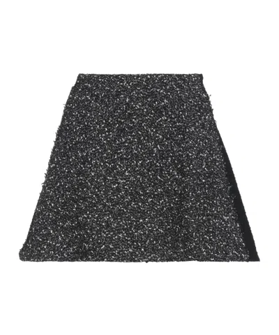 Rag & Bone Colorblocked Flared Dress In Black