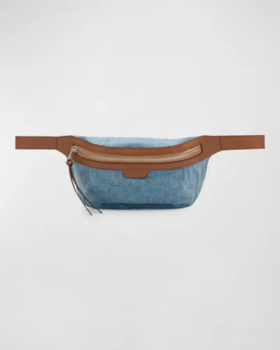 Rag & Bone Commuter Zip Denim Belt Bag