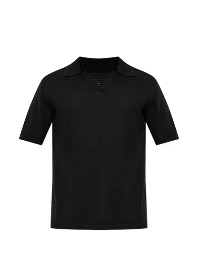 Rag & Bone Conrad Short-sleeve T-shirt In Black