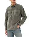 Rag & Bone Corduroy Cpo Shirt Jacket In Green