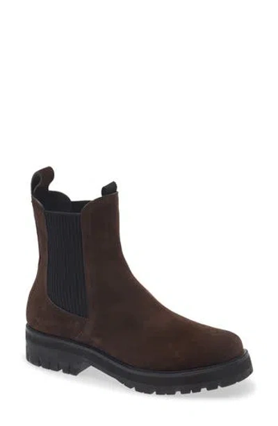 Rag & Bone Corey Lug Sole Chelsea Boot In Brown Suede
