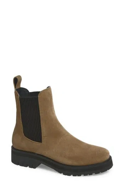 Rag & Bone Corey Lug Sole Chelsea Boot In Camel Suede