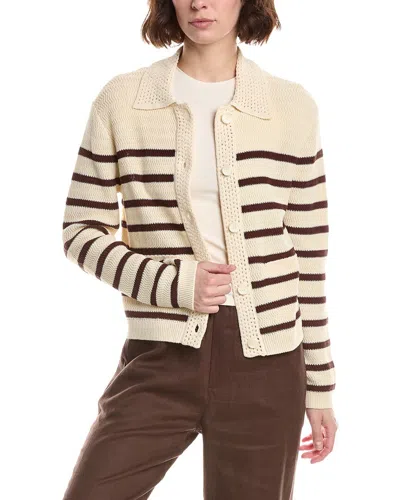 Rag & Bone Costi Cardigan Turtle Dove In Neutral