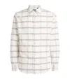 Rag & Bone Tomlin Plaid Burshed Oxford Button-up Shirt In Gray