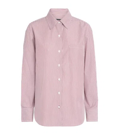 Rag & Bone Cotton Connie Shirt In Pink