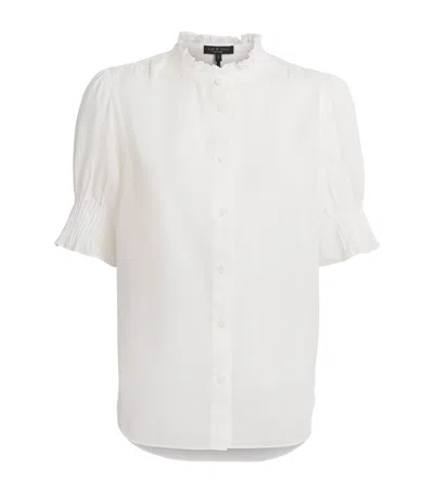 Rag & Bone Cotton Dakota Blouse In White