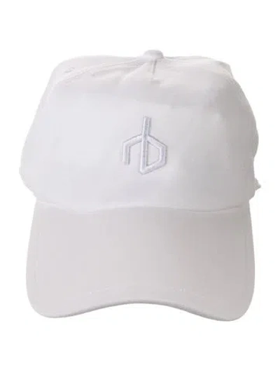 Pre-owned Rag & Bone Cotton Embroidered Baseball Cap W/ Tags In Neutral