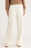 Rag & Bone Cotton French Terry Wide Leg Sweatpants In Gray