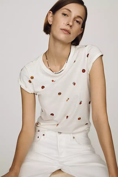 Rag & Bone Cotton Icon Tee In White