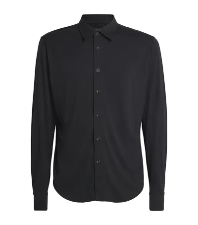 Rag & Bone Cotton Jersey Shirt In Black
