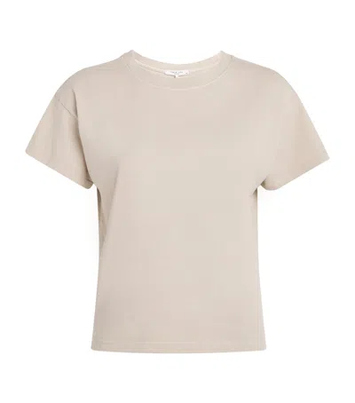 Rag & Bone Cotton Kelly T-shirt In Neutral