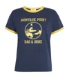 Rag & Bone Montauk Point Graphic-print T-shirt In Blue