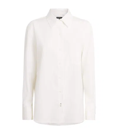 Rag & Bone Cotton Poplin Connie Shirt In White