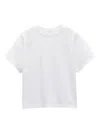 Rag & Bone Kelley Boxy Cotton Jersey T-shirt In White