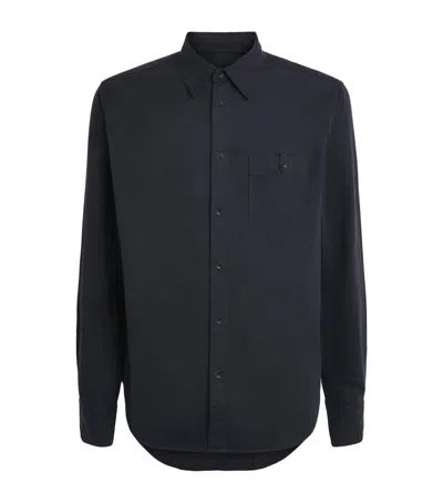 Rag & Bone Cotton-lyocell Tomlin Shirt In Blue