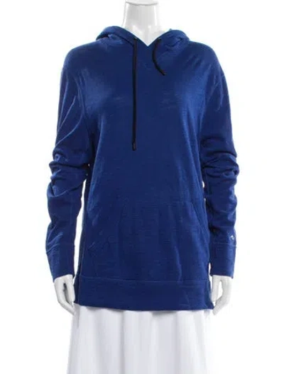 Pre-owned Rag & Bone Cowl Neck Sweater In Blue
