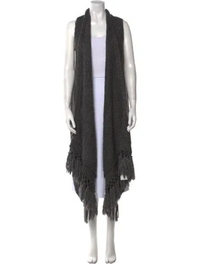 Pre-owned Rag & Bone Cowl Neck Sweater In Gray