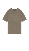 Rag & Bone Crawford Cashmere Blend Tee In Brown