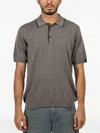 Rag & Bone Crawford Polo Shirt In Gray