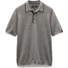 Rag & Bone Crawford Wool & Cashmere Sweater Polo In Gray