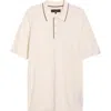 Rag & Bone Crawford Wool & Cashmere Sweater Polo In White