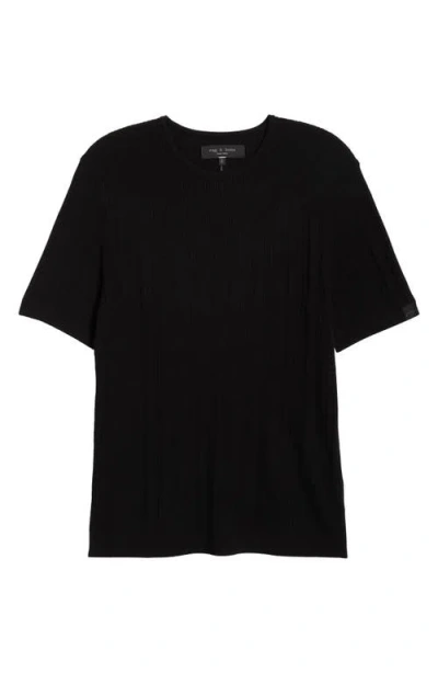 Rag & Bone Crawford Wool & Cashmere Sweater T-shirt In Black