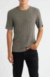 Rag & Bone Crawford Wool & Cashmere Sweater T-shirt In Brown