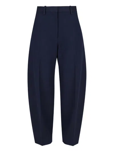 Rag & Bone Creased Trousers In Blue