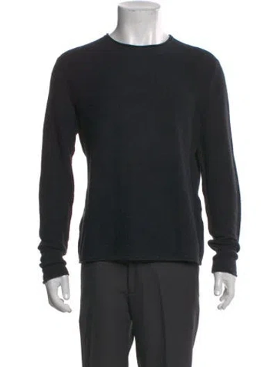 Pre-owned Rag & Bone Crew Neck Long Sleeve Pullover In Black