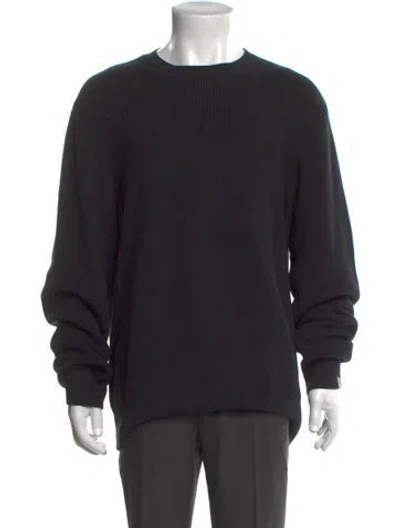Pre-owned Rag & Bone Crew Neck Long Sleeve Pullover In Black