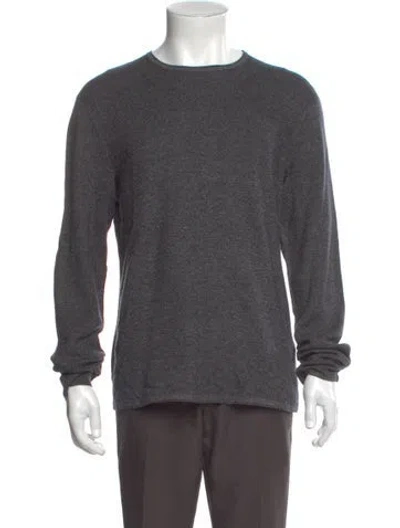Pre-owned Rag & Bone Crew Neck Long Sleeve Pullover In Gray